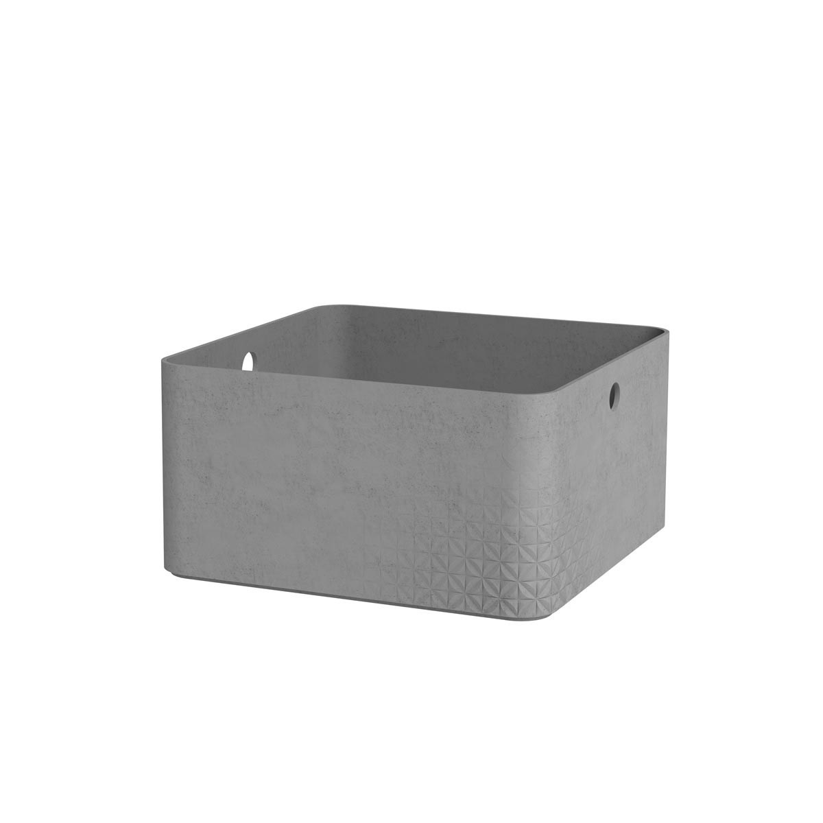 Контейнер для хранения Beton L 8,5л с крышкой квадратный светло-серый CURVER 243401 в интернет-магазине meandhome.ru