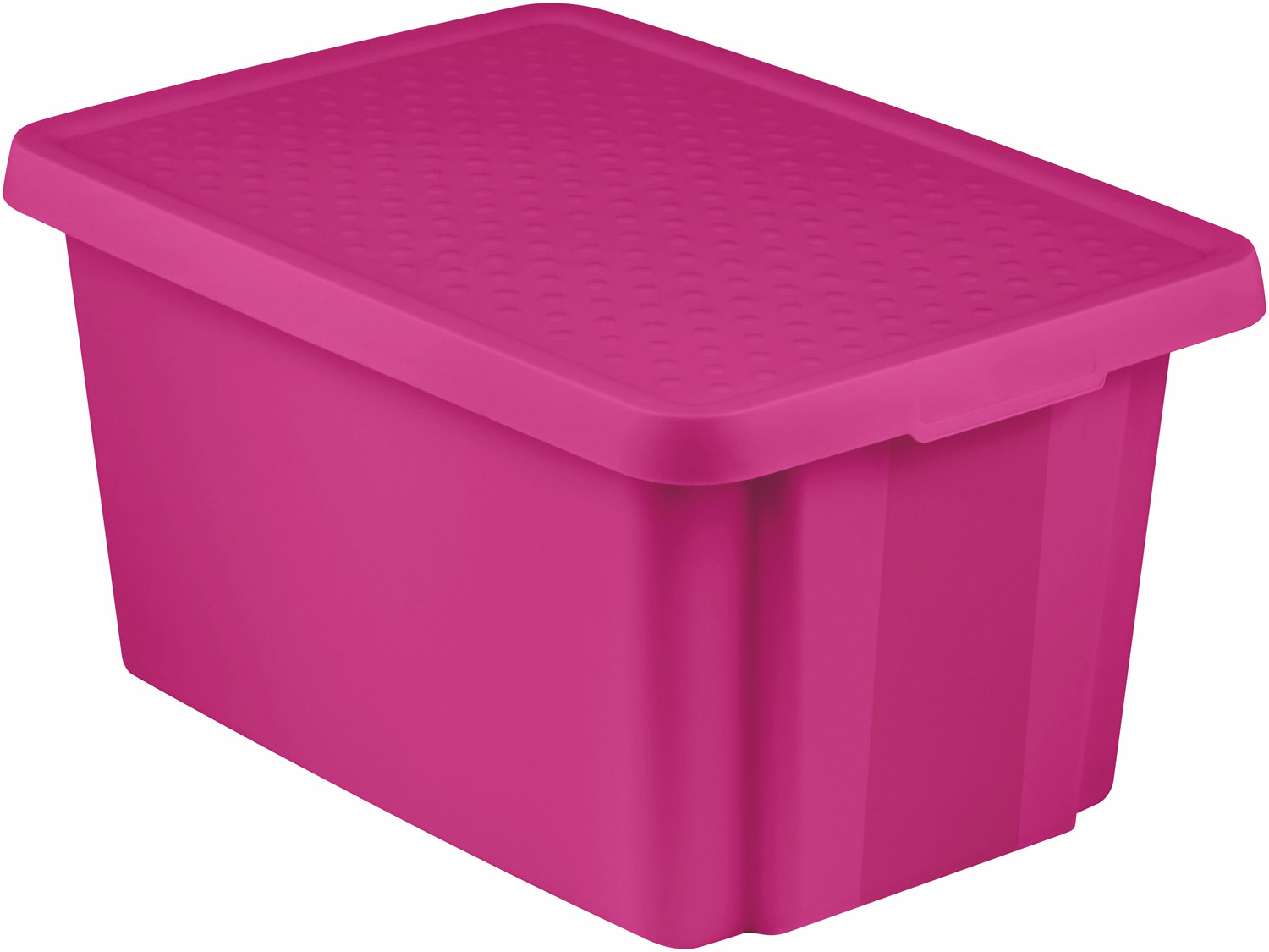 Коробка для хранения Essentials 45л с крышкой фиолетовый CURVER 225416 в интернет-магазине meandhome.ru