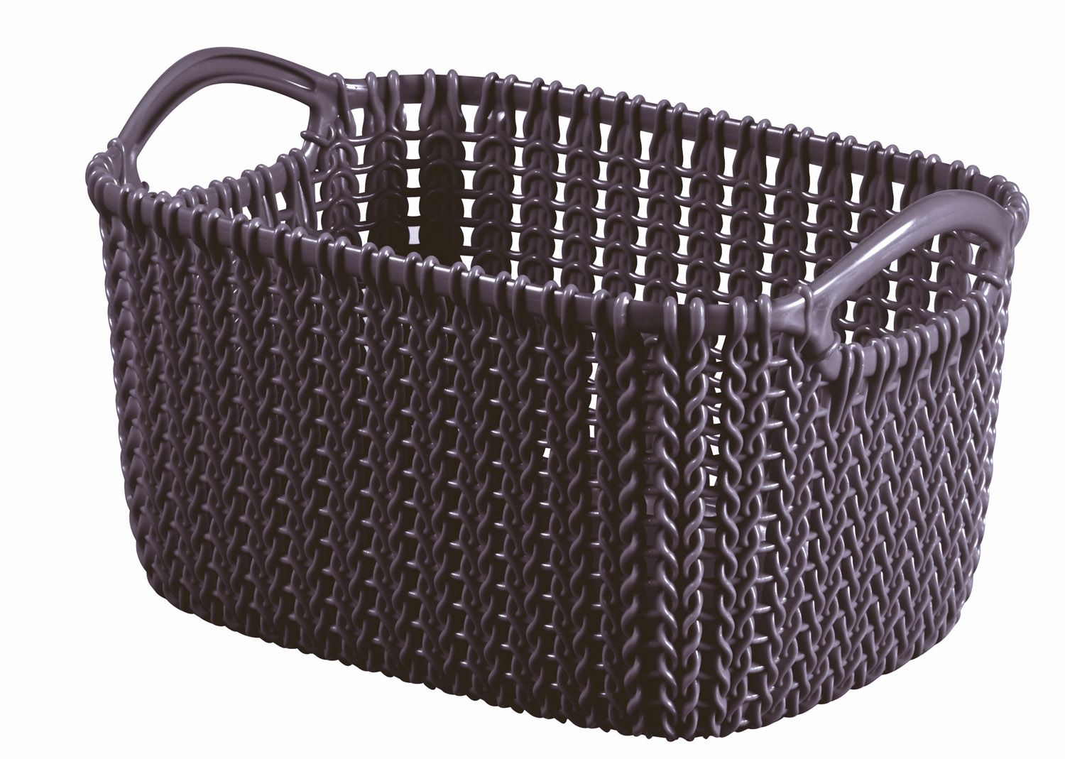 Корзина для хранения Knit XS 3л прямоугольная фиолетовый CURVER 230120 в интернет-магазине meandhome.ru