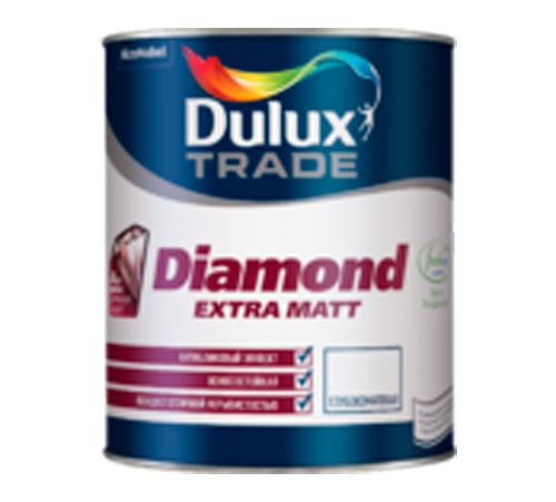 DULUX Trade Краска водно-дисперсионная Diamond Extra Matt BC глубокоматовая 2,25 л фото в интернет-магазине meandhome.ru