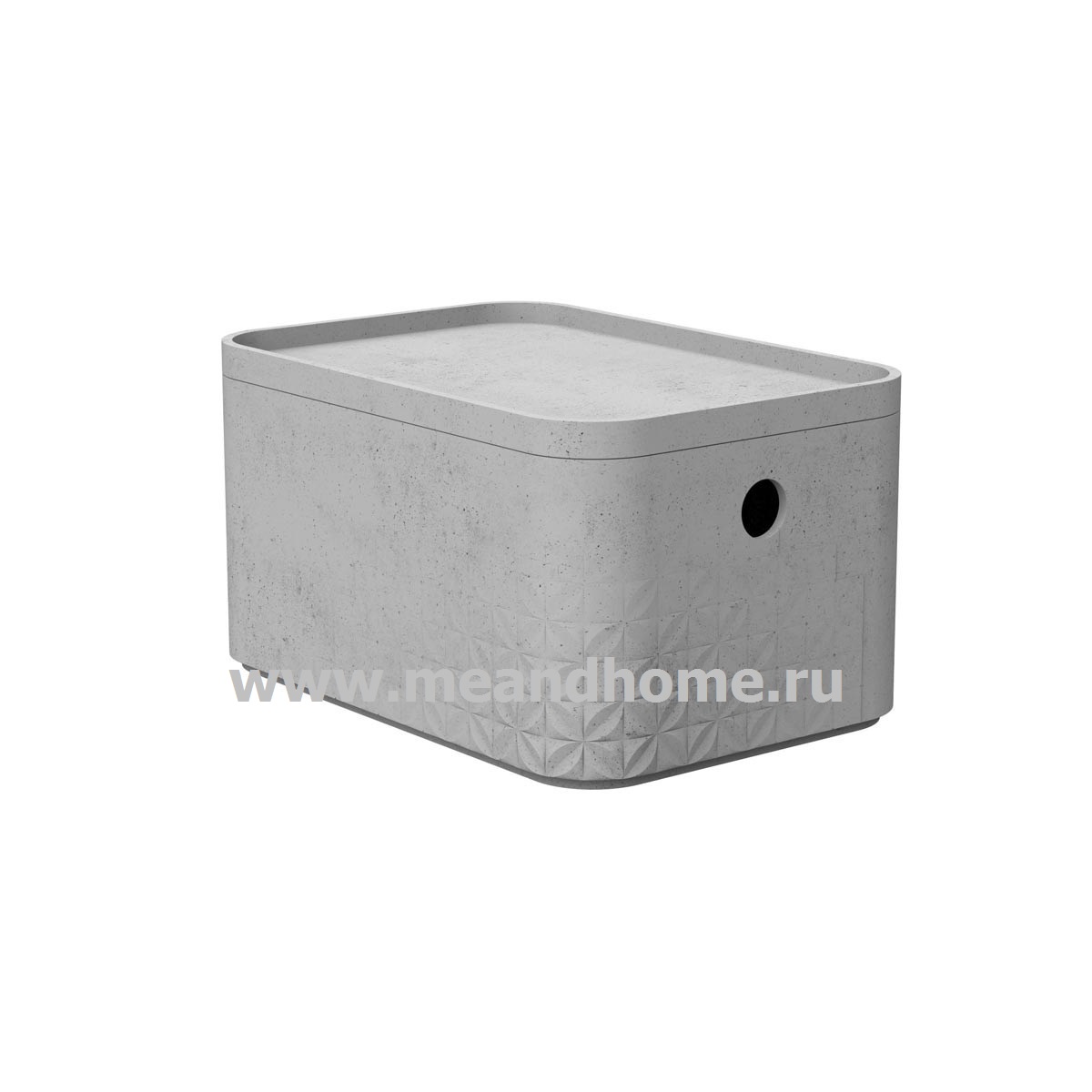 Контейнер для хранения Beton S 4л с крышкой прямоугольный светло-серый CURVER 243399 в интернет-магазине meandhome.ru