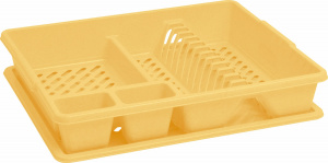 Сушилка для посуды настольная CURVER 450х380х88мм 173537 цвет жёлтый