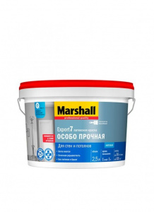 Marshall Краска водно-дисперсионная EXPORT-7 BW матовая 2,5 л.