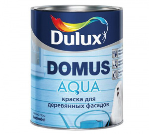 DULUX Краска Domus Aqua BW для деревянных фасадов, водная 1 л