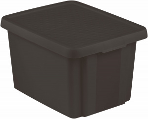 Коробка для хранения Essentials 26л с крышкой черный CURVER 225447