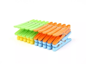 Прищепки бельевые пластиковые TEGRA упаковка 20шт разноцветные M-80