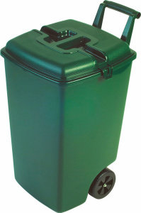 Контейнер для мусора на колесах Outdoor Bin 90л темно-зеленый CURVER 154907