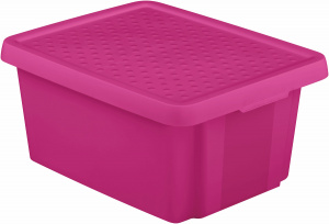 Коробка для хранения Essentials 20л с крышкой фиолетовый CURVER 225367