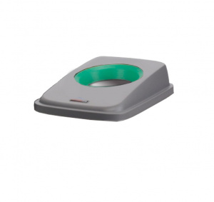 Крышка контейнера Selecto круглое отверстие темно-серый/зеленый ROTHO 4562090002