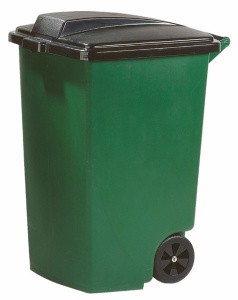 Контейнер для мусора на колесах Outdoor Bin 100л зеленый, черный CURVER 175846