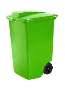Контейнер для мусора на колесах Outdoor Bin 100л зеленый CURVER 235961