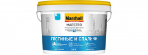 Marshall Краска водно-дисперсионная Maestro Интерьерная Фантазия BW глубокомат. 2,5 л