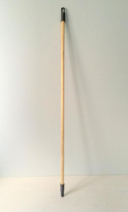 Ручка для швабры деревянная 110см с пластиковыми насадками М 1000