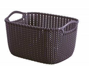 Корзина для хранения Knit S 8л прямоугольная CURVER 230119 фиолетовый