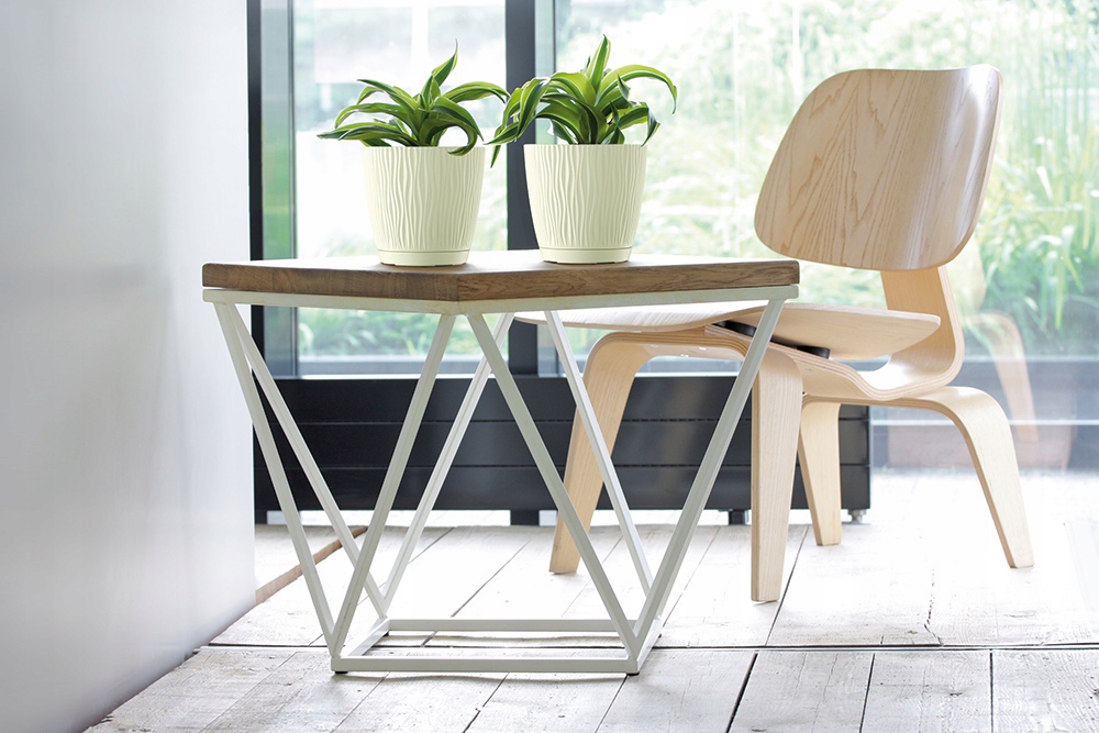 Кашпо SANDY d28,2см h26см 15л DSY290P-S433 антрацит фото в интернет-магазине meandhome.ru