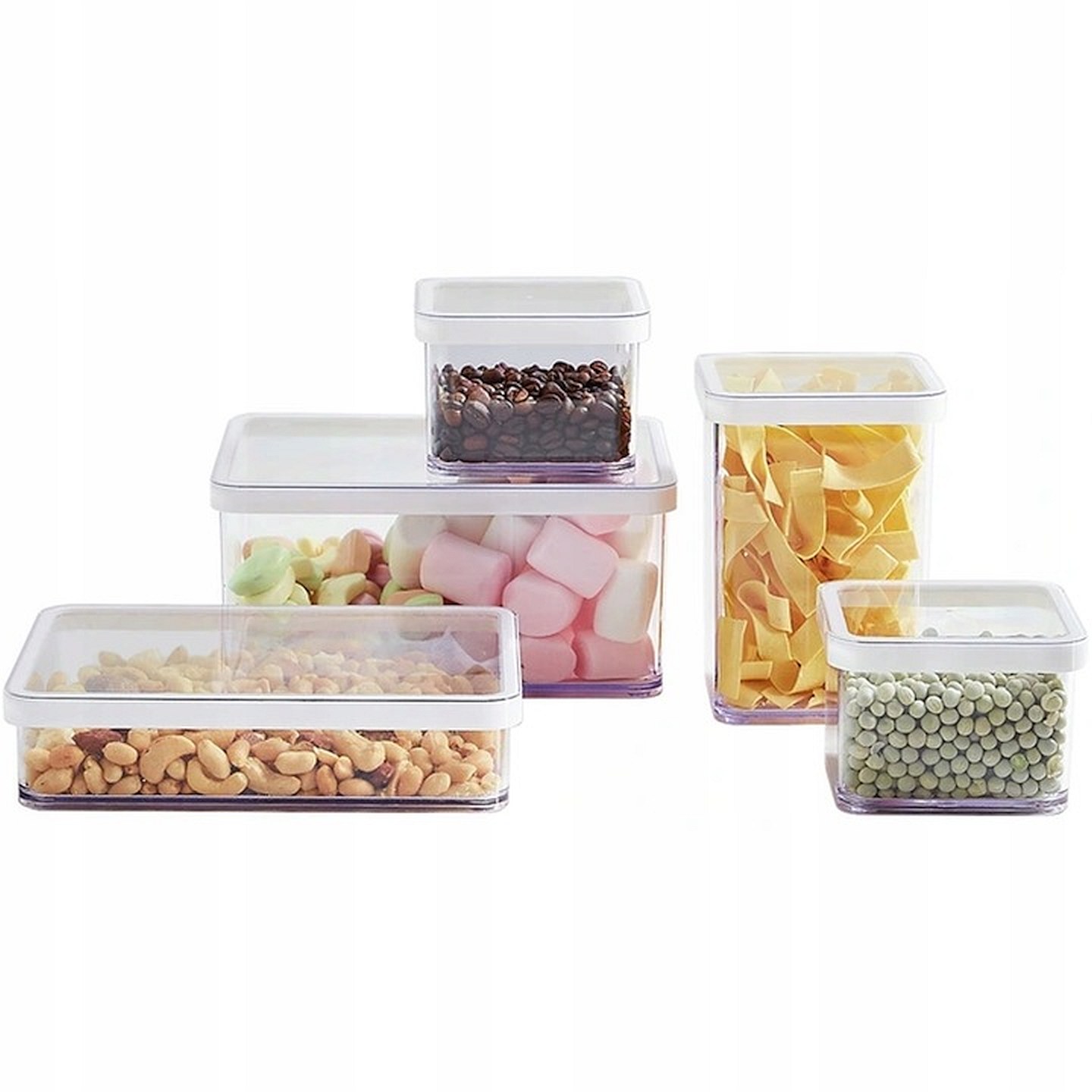 ТОВАРЫ Контейнер для продуктов продолговатый 3,2л LOFT прозрачный, белый ROTHO 1160890000 в интернет-магазине meandhome.ru