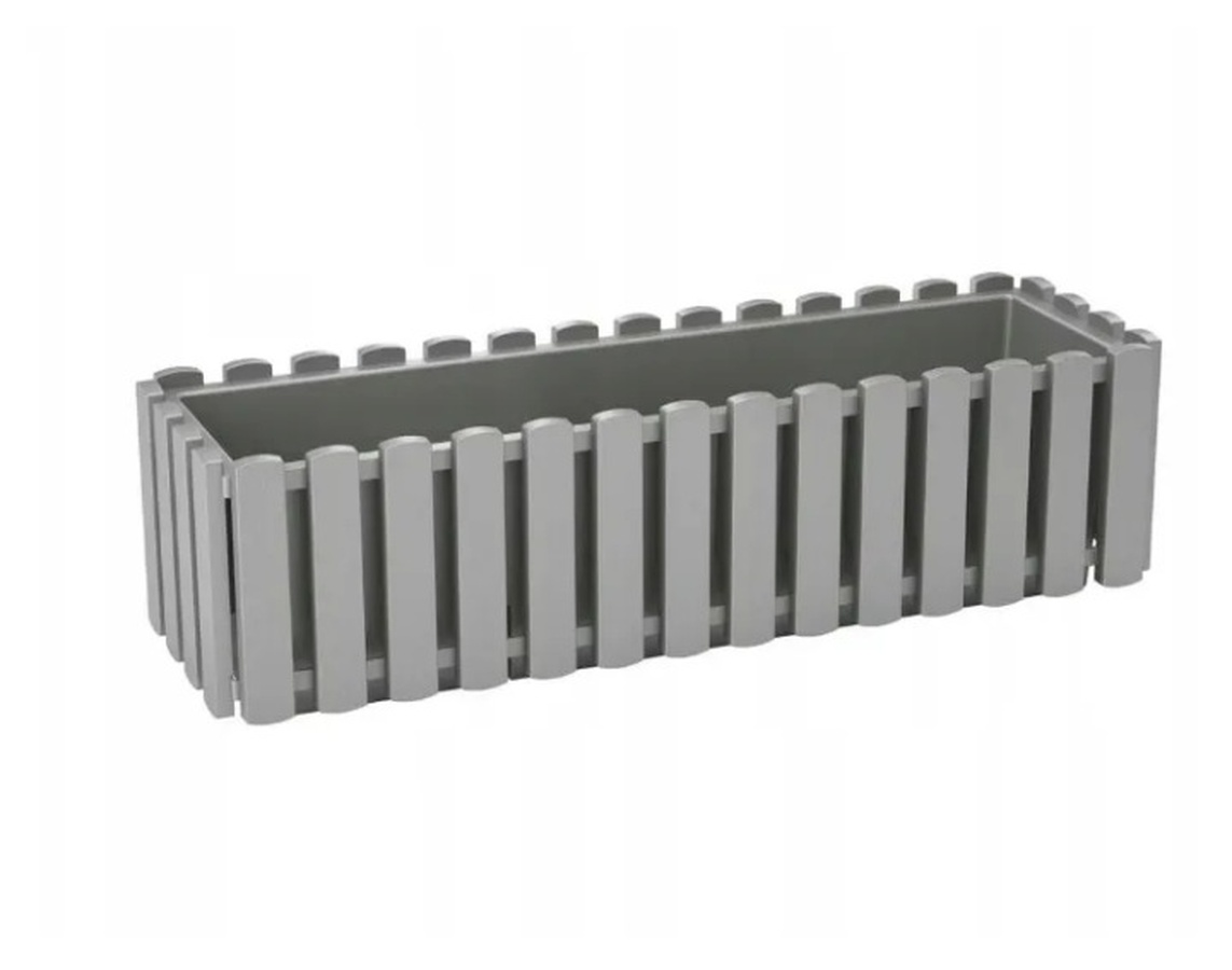 Ящик балконный Boardee Fence 58х18х16см серый камень DDEF600 фото в интернет-магазине meandhome.ru