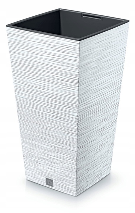 Кашпо Furu Square 39,5х39,5х75,5см 91,5л DFSH400-S449 белое фото в интернет-магазине meandhome.ru