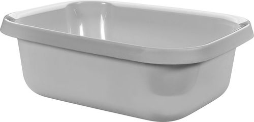 Таз пластиковый Essentials 9л прямоугольный CURVER 241742 серый фото в интернет-магазине meandhome.ru