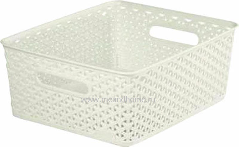Корзина для хранения My Style M 13л кремовый CURVER 196852 в интернет-магазине meandhome.ru