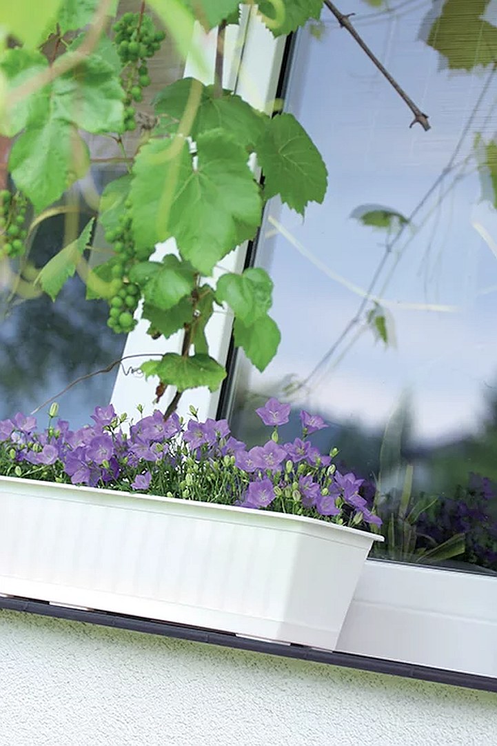 Ящик балконный AGRO 1000х180х140мм антрацит 2шт фото в интернет-магазине meandhome.ru