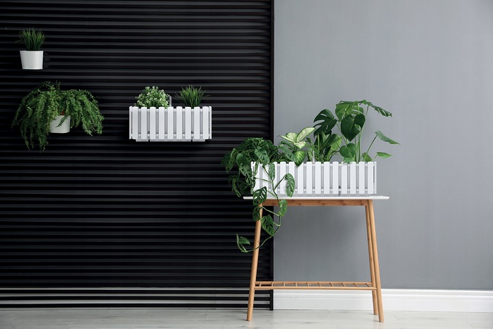 Ящик балконный Boardee Fence 38х18х16см антрацит DDEF400 фото в интернет-магазине meandhome.ru