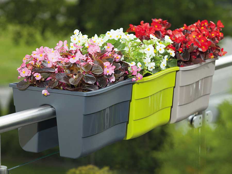 Ящик балконный FALA двусторонний на перила 60см 2489-084 уголь фото в интернет-магазине meandhome.ru