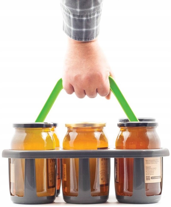 ТОВАРЫ Переноска для бутылок Basic 6х1,5л зеленый, антрацит ROTHO 17780 в интернет-магазине meandhome.ru