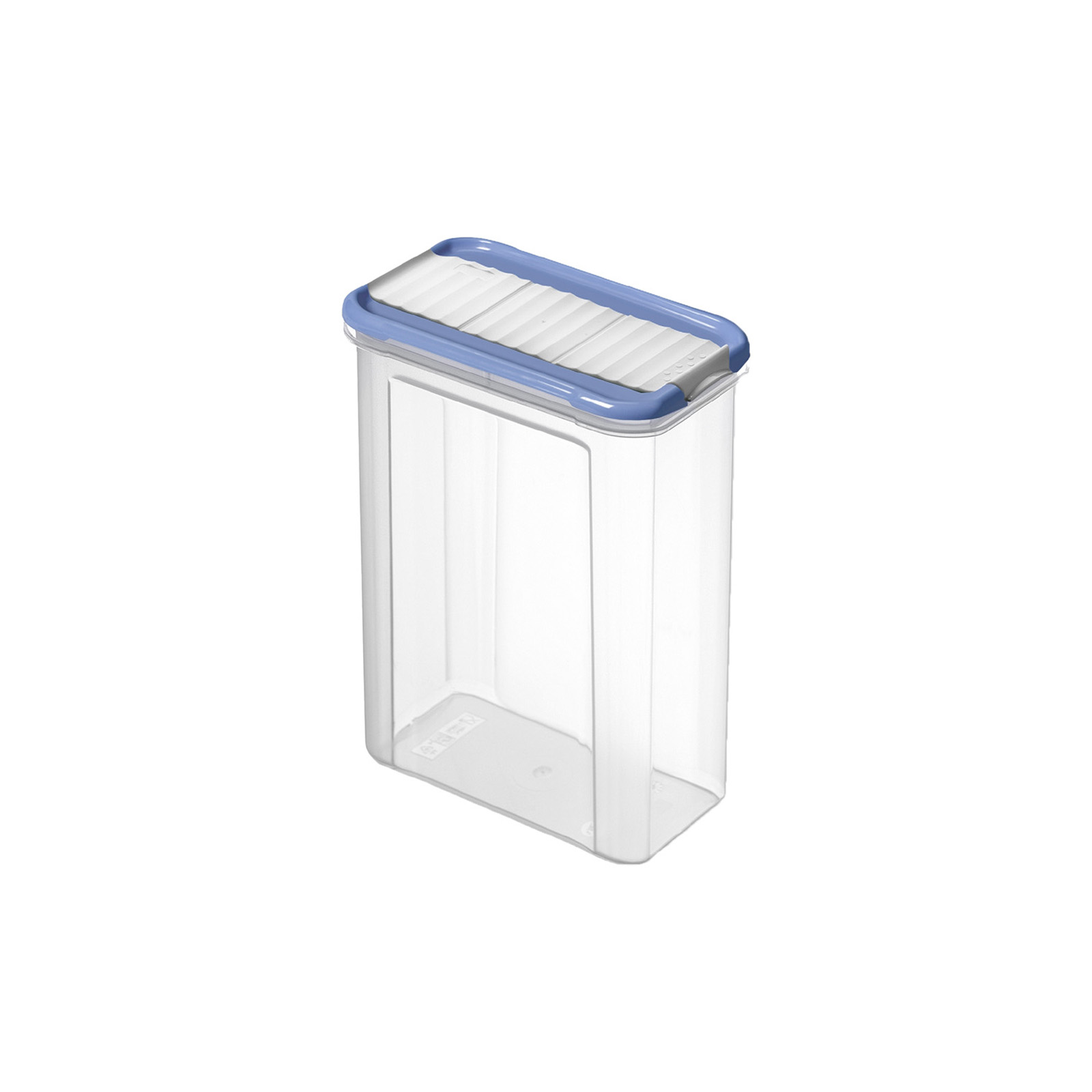 ТОВАРЫ Емкость для сыпучих продуктов 1,5л Domino с дозатором прозрачный, голубой ROTHO 17427 в интернет-магазине meandhome.ru