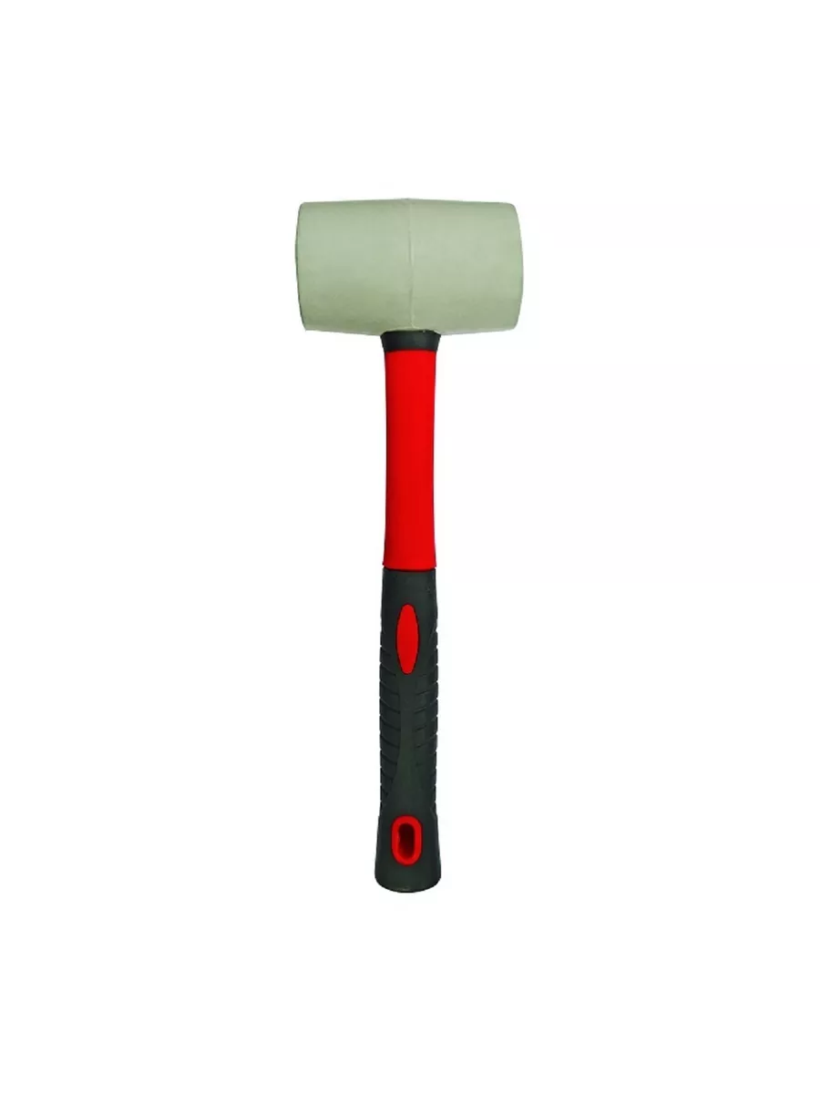 Киянка резиновая 60 мм с фибергласовой обрезиненной рукояткой "Профи" 550 гр. Biber 85417 фото в интернет-магазине meandhome.ru