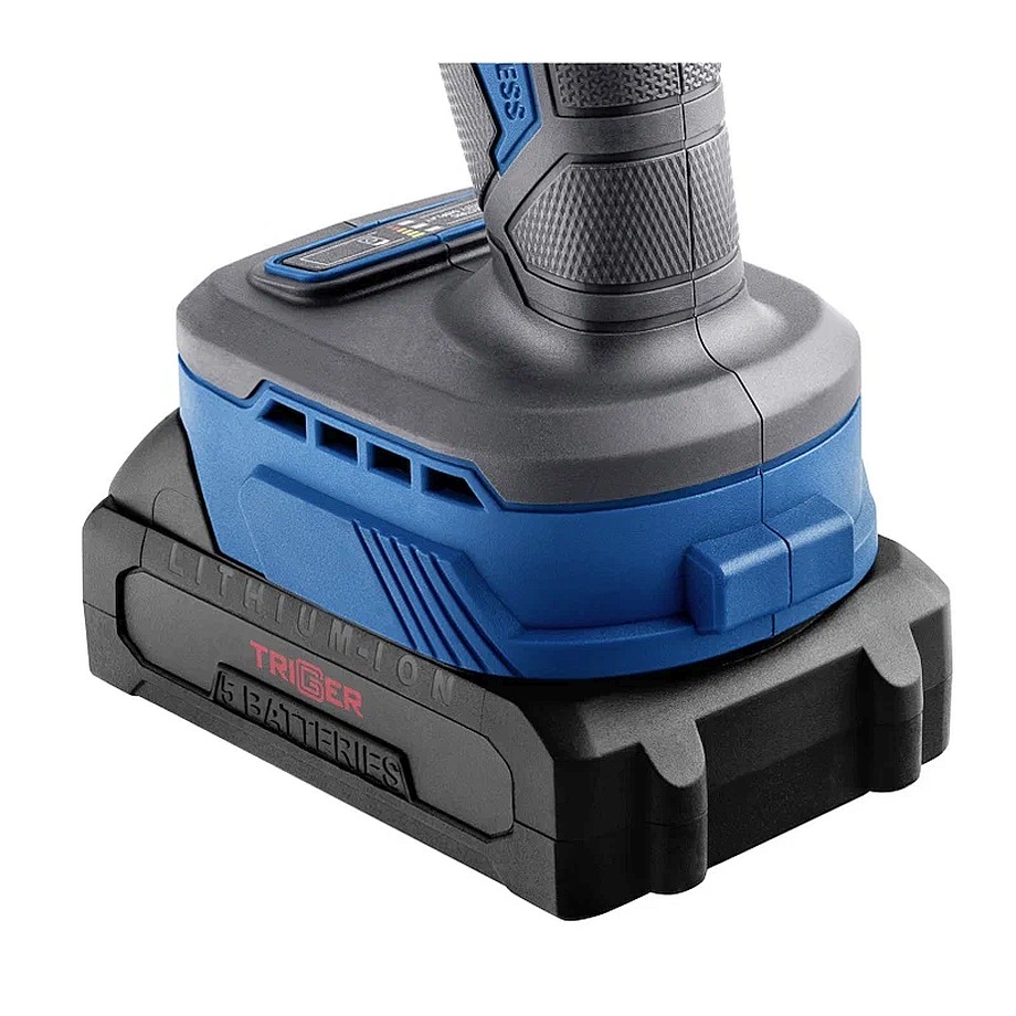 Дрель-шуруповерт бесщеточный 18В 58Нм 2x2Ач кейс Trigger 20121  фото в интернет-магазине meandhome.ru