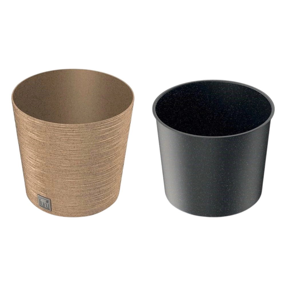 Кашпо Furu Round d30см h29,4см 17л DFR300W-4665W светлое дерево фото в интернет-магазине meandhome.ru