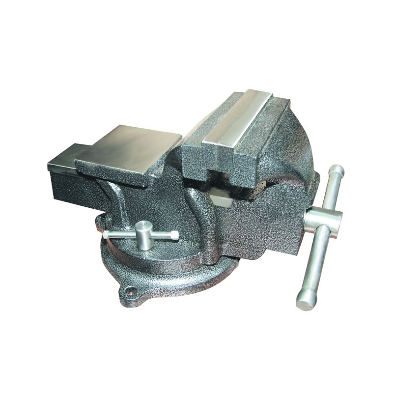 Тиски настольные поворотные 100 мм Biber 85891с наковальней фото в интернет-магазине meandhome.ru