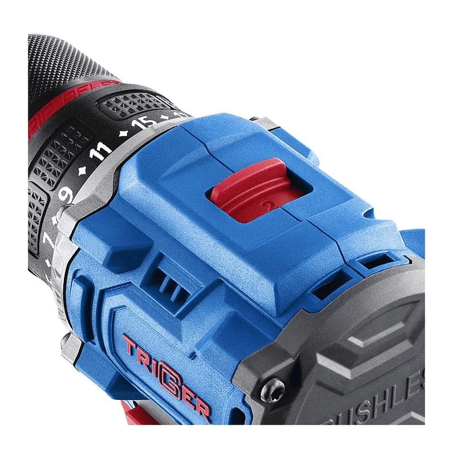 Дрель-шуруповерт бесщеточный 18В 58Нм 2x2Ач кейс Trigger 20121  фото в интернет-магазине meandhome.ru