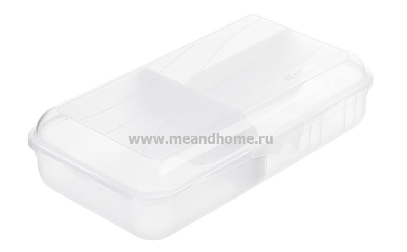 ТОВАРЫ Емкость для продуктов 3-х секционная 1,7л FUN прозрачный ROTHO 1111900096 в интернет-магазине meandhome.ru
