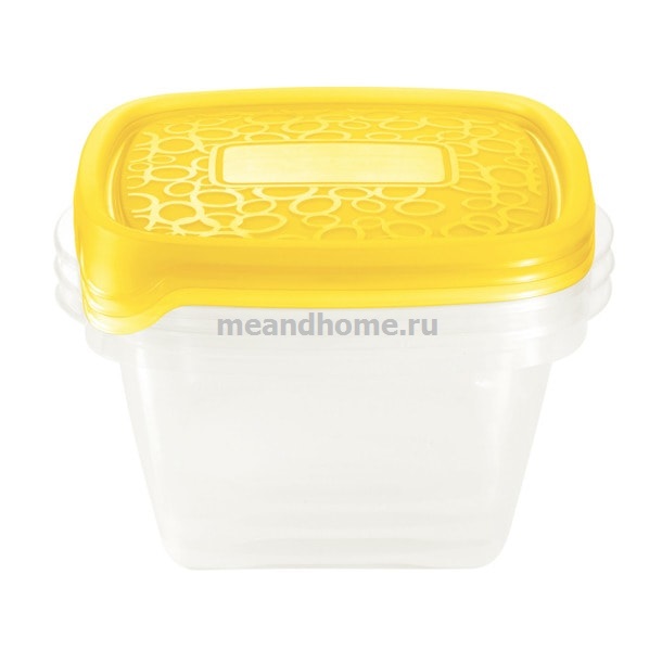 ТОВАРЫ Набор контейнеров для СВЧ Take Away 2 3x1,1л оранжевый, прозрачный CURVER 214399 в интернет-магазине meandhome.ru