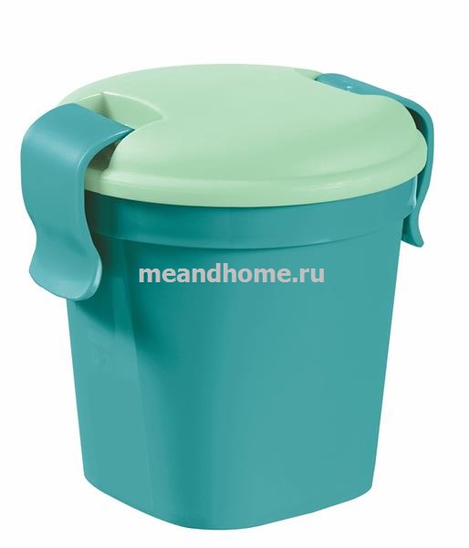 ТОВАРЫ Чашка с крышкой Lunch&Go 0,4л голубой CURVER 225055 в интернет-магазине meandhome.ru