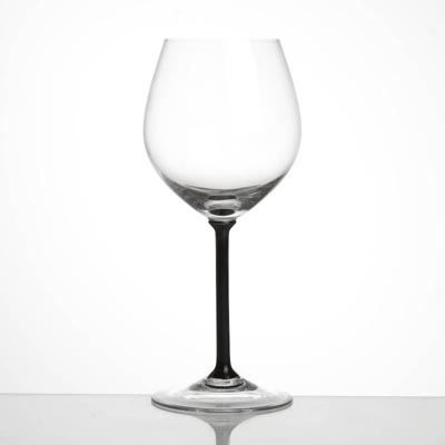 ТОВАРЫ Набор фужеров для вина 8560/380мл стекло (6шт) черная ножка гладь в интернет-магазине meandhome.ru