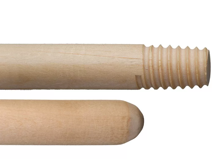 Ручка для швабры деревянная 120см с резьбой PAST фото в интернет-магазине meandhome.ru