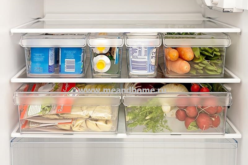 ТОВАРЫ Органайзер для холодильника LOFT 1,6л прозрачный ROTHO 1000000096 в интернет-магазине meandhome.ru
