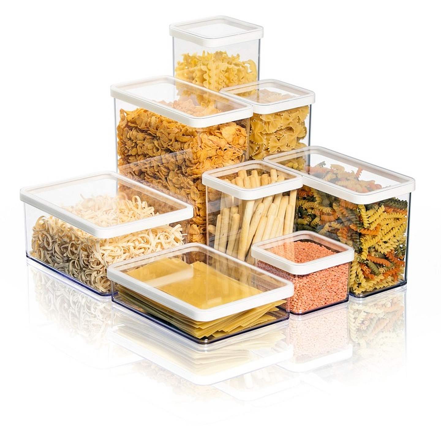 ТОВАРЫ Контейнер для продуктов продолговатый 3,2л LOFT прозрачный, белый ROTHO 1160890000 в интернет-магазине meandhome.ru