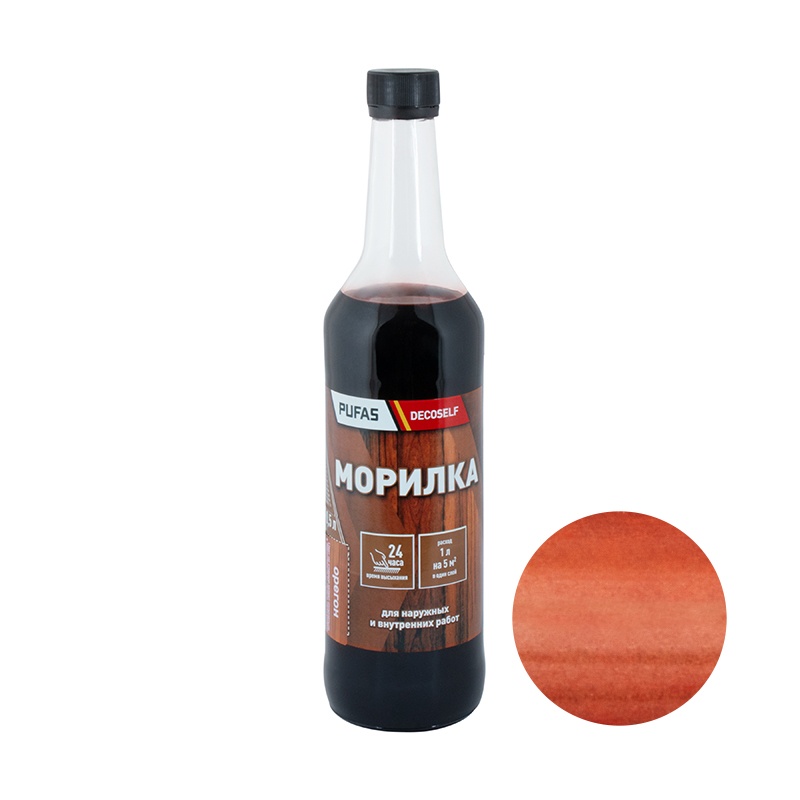 Морилка неводная PUFAS орегон 0,5л 200261 фото в интернет-магазине meandhome.ru