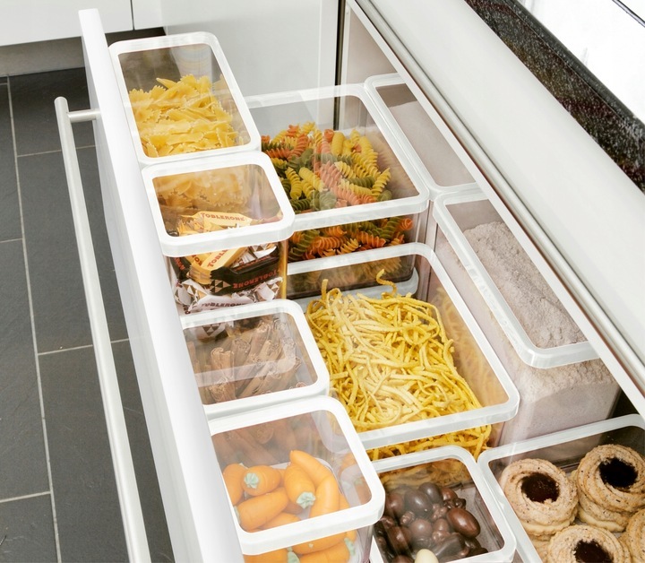 ТОВАРЫ Контейнер для продуктов продолговатый 3,2л LOFT прозрачный, белый ROTHO 1160890000 в интернет-магазине meandhome.ru