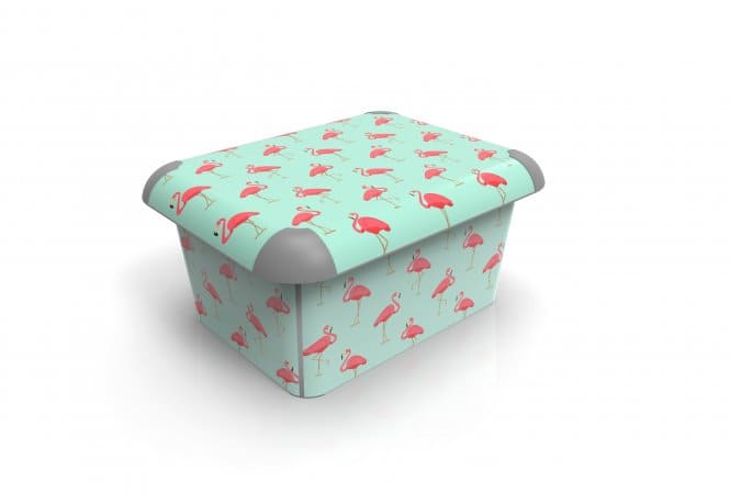 Коробка для хранения CREATIVE A5 декоративная 6л рисунок Фламинго ROTHO 1014510524 в интернет-магазине meandhome.ru