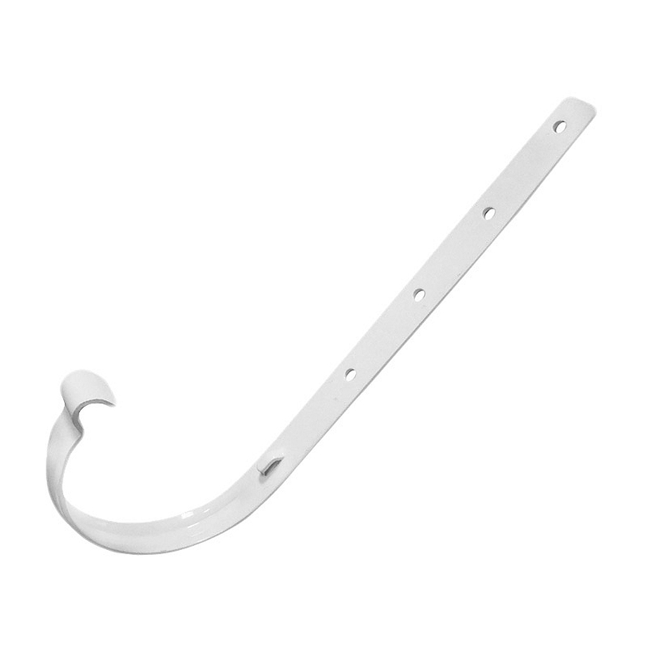 Кронштейн желоба водостока 125-130мм металл белый 095720 фото в интернет-магазине meandhome.ru