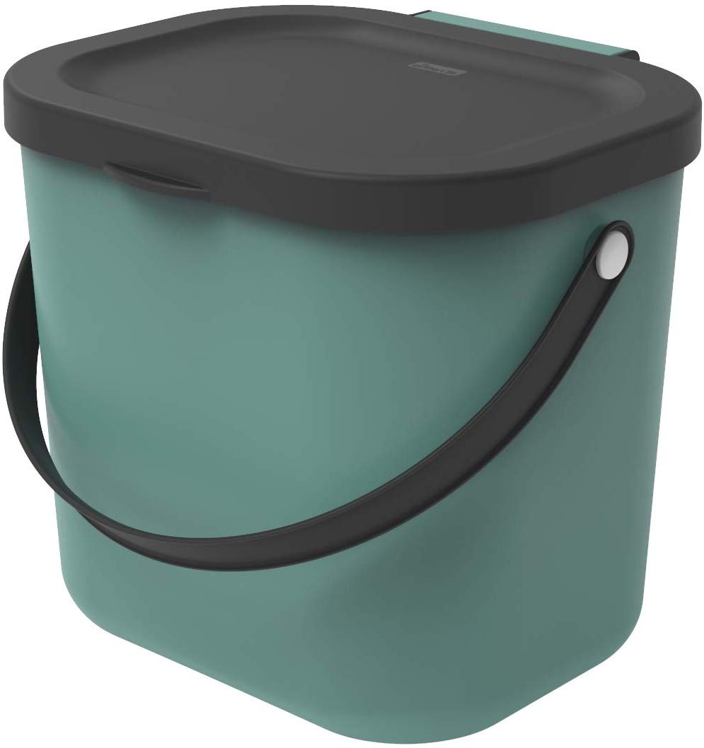 Контейнер для сортировки мусора Albula 6л темно-зеленый ROTHO 1030305092 фото в интернет-магазине meandhome.ru