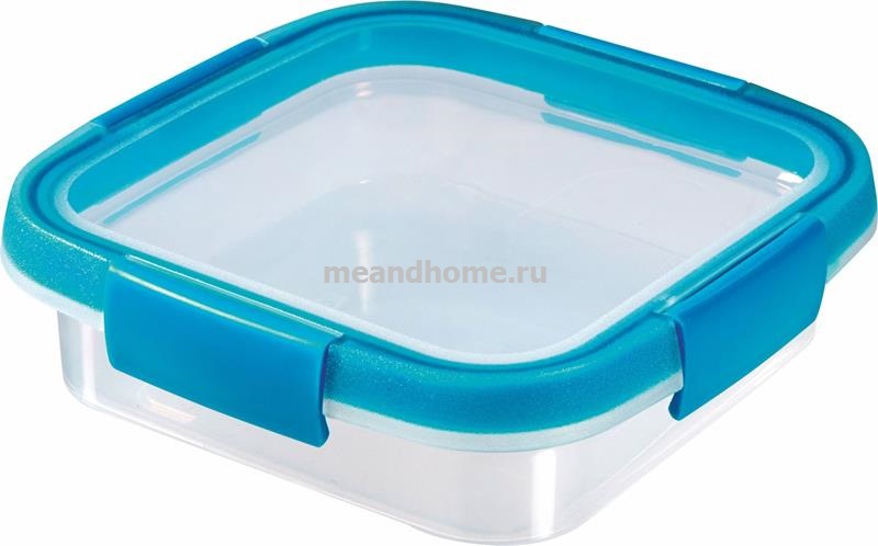 ТОВАРЫ Контейнер для СВЧ квадратный SMART FRESH 0,6л синий, прозрачный CURVER 232590 в интернет-магазине meandhome.ru