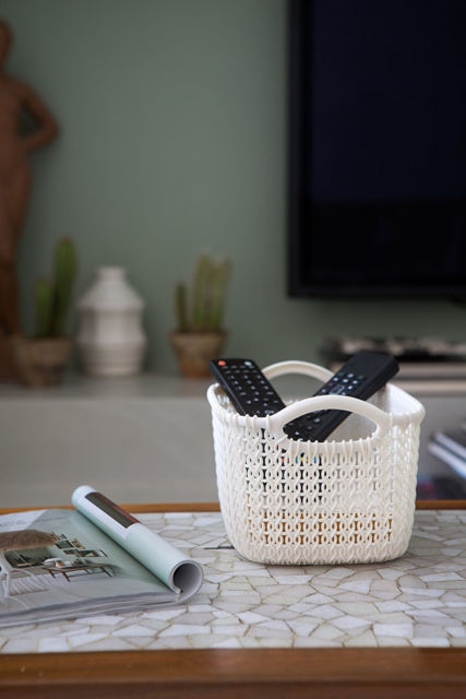 Корзина для хранения Knit XS 3л прямоугольная белый CURVER 226394 в интернет-магазине meandhome.ru