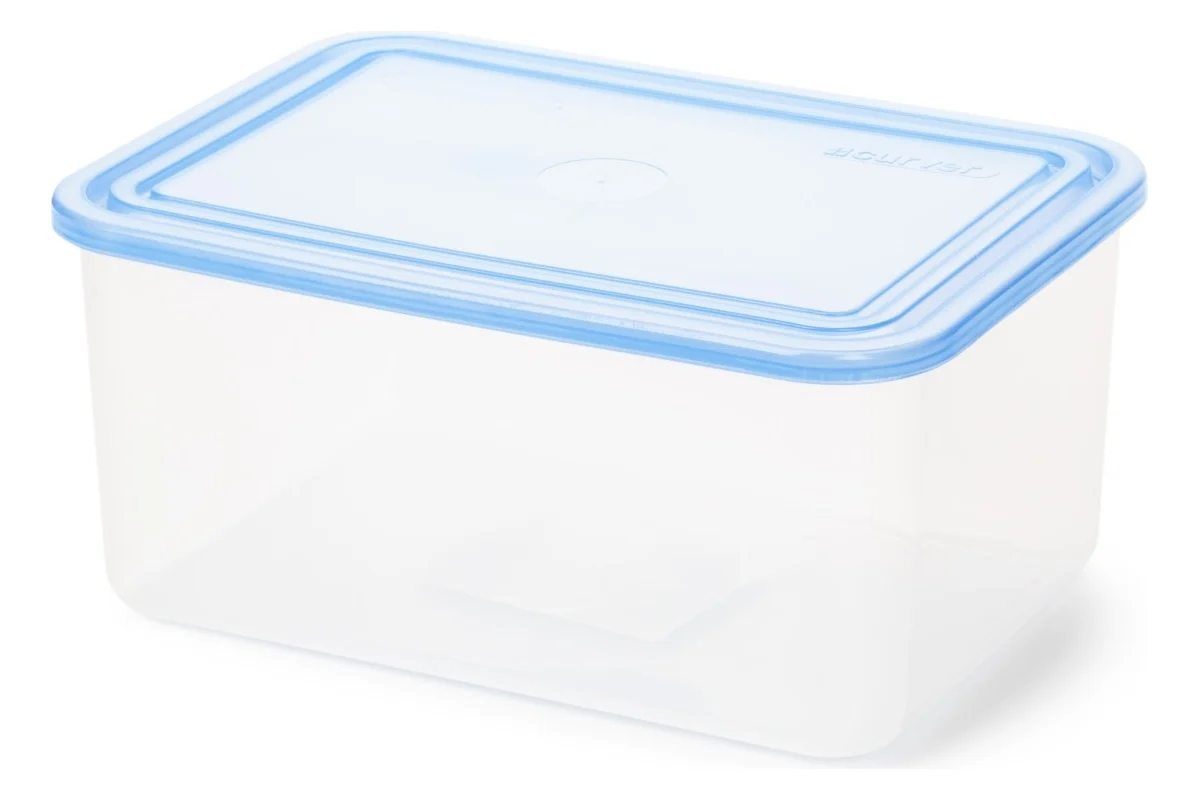 ТОВАРЫ Контейнер для СВЧ прямоугольный Foodkeeper 4л голубой, прозрачный CURVER 175542 упаковка 8шт в интернет-магазине meandhome.ru