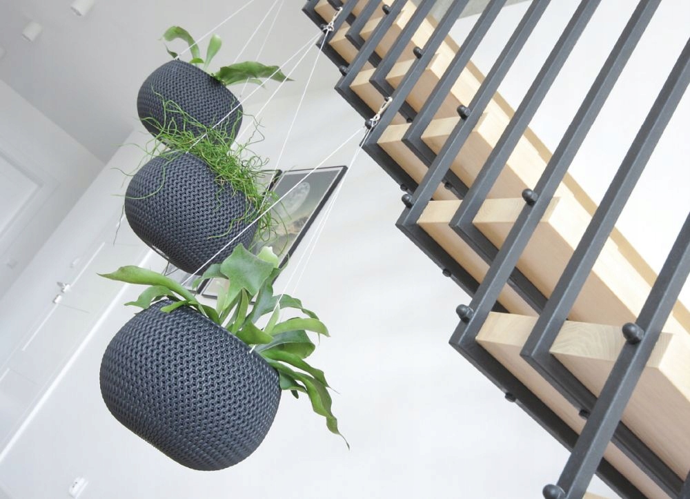 Кашпо SPLOFY BOWL d29см h19см 3.9л антрацит DKSP290WS--S433 фото в интернет-магазине meandhome.ru